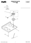 Diagram for 01 - Cooktop Parts