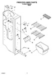 Diagram for 03 - Freezer Liner Parts