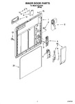 Diagram for 02 - Inner Door Parts