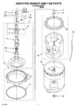 Diagram for 03 - Agitator, Basket And Tub Parts