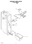 Diagram for 04 - Freezer Liner Parts