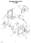 Diagram for 08 - Dispenser Front Parts