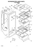 Diagram for 02 - Refrigerator Liner Parts