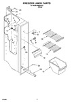 Diagram for 03 - Freezer Liner Parts