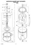 Diagram for 03 - Agitator, Basket And Tub Parts