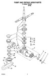 Diagram for 04 - Pump And Spray Arm Parts