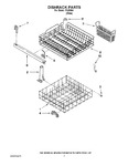 Diagram for 06 - Dishrack Parts