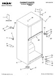 Diagram for 01 - Cabinet Parts