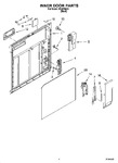 Diagram for 02 - Inner Door Parts