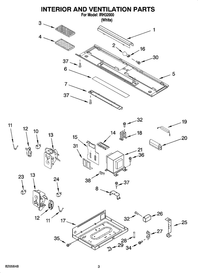 Diagram for IRH32000