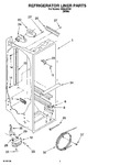 Diagram for 02 - Refrigerator Liner Parts