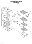 Diagram for 04 - Freezer Liner Parts