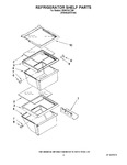 Diagram for 03 - Refrigerator Shelf Parts