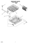 Diagram for 06 - Dishrack Parts, Optional Parts (not Included)