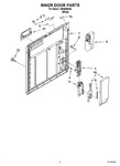 Diagram for 02 - Inner Door Parts