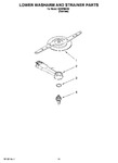 Diagram for 11 - Lower Washarm And Strainer Parts, Optional Parts (not Included)