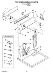 Diagram for 02 - Top And Console Parts