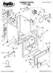 Diagram for 01 - Cabinet Parts