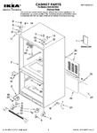 Diagram for 01 - Cabinet Parts