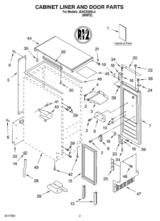 Diagram for JEACS50SL4