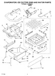 Diagram for 02 - Evaporator Ice Cutter Grid And Water Parts