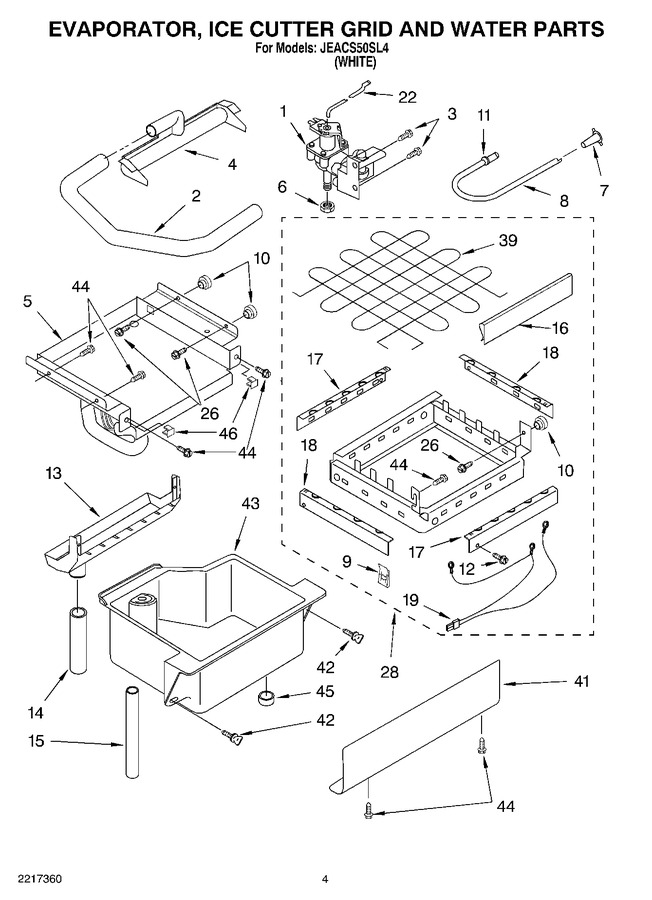 Diagram for JEACS50SL4