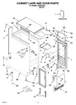 Diagram for 01 - Cabinet Liner And Door Parts