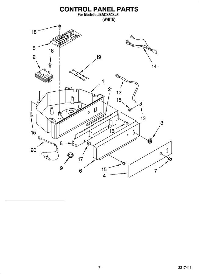 Diagram for JEACS50SL6