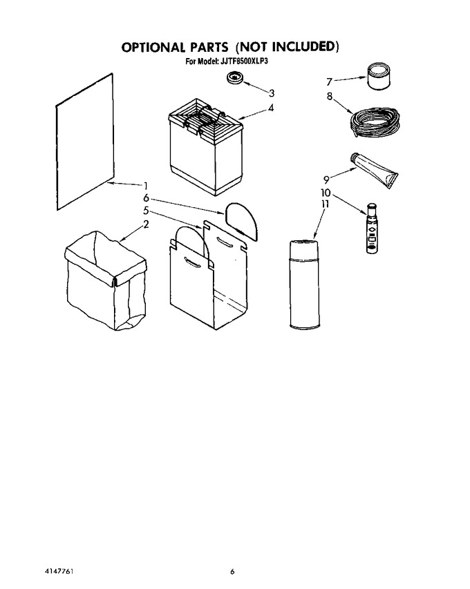 Diagram for JJTF8500XLP3