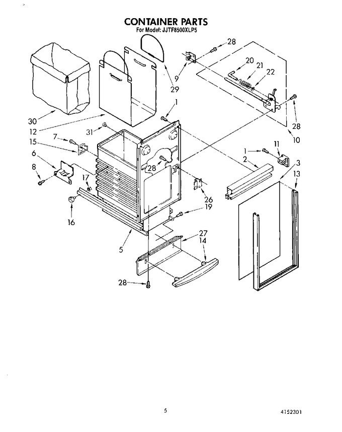 Diagram for JJTF8500XLP5