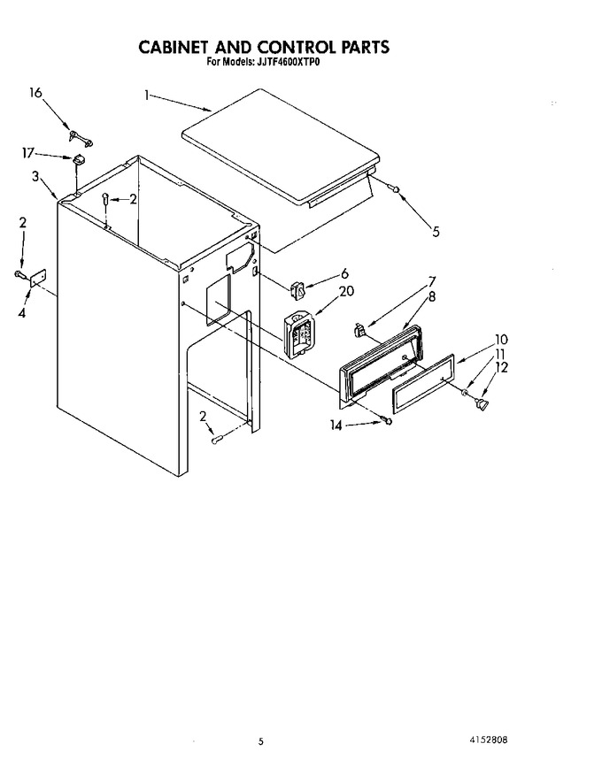 Diagram for JJTU4600XTP0