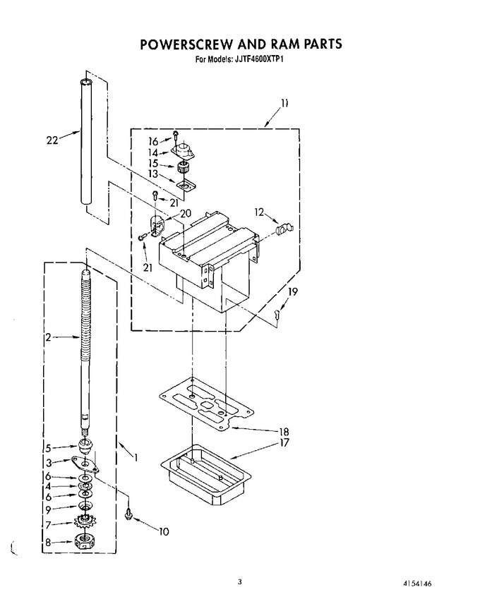 Diagram for JJTU4600XTP1