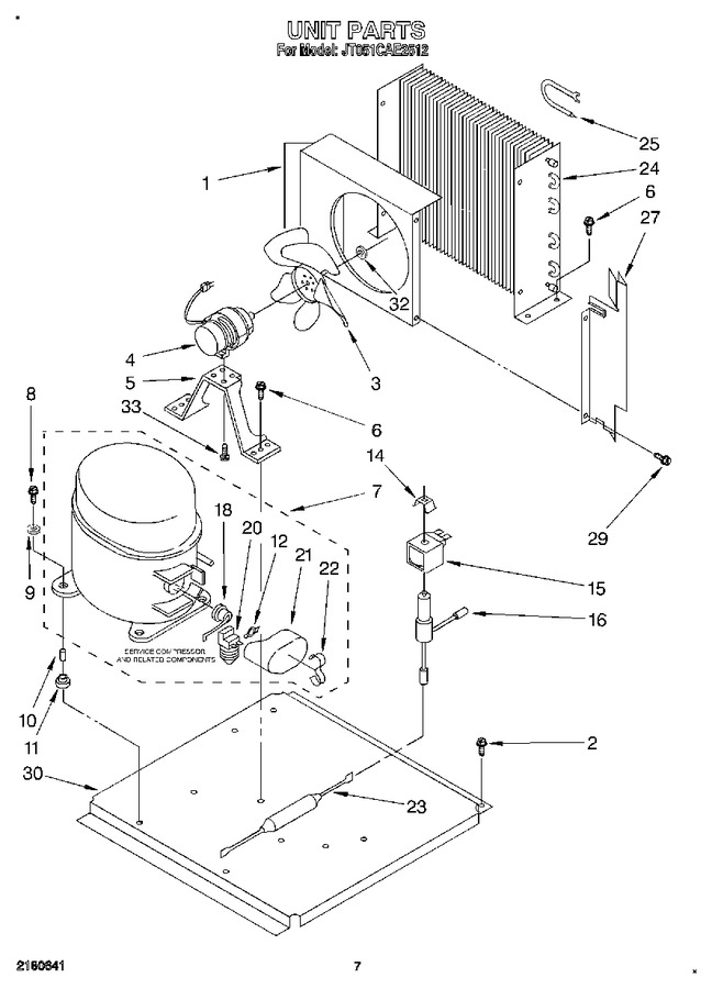 Diagram for JT051CAE2512