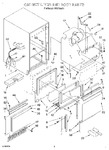 Diagram for 02 - Cabinet Liner And Door, Lit/optiona