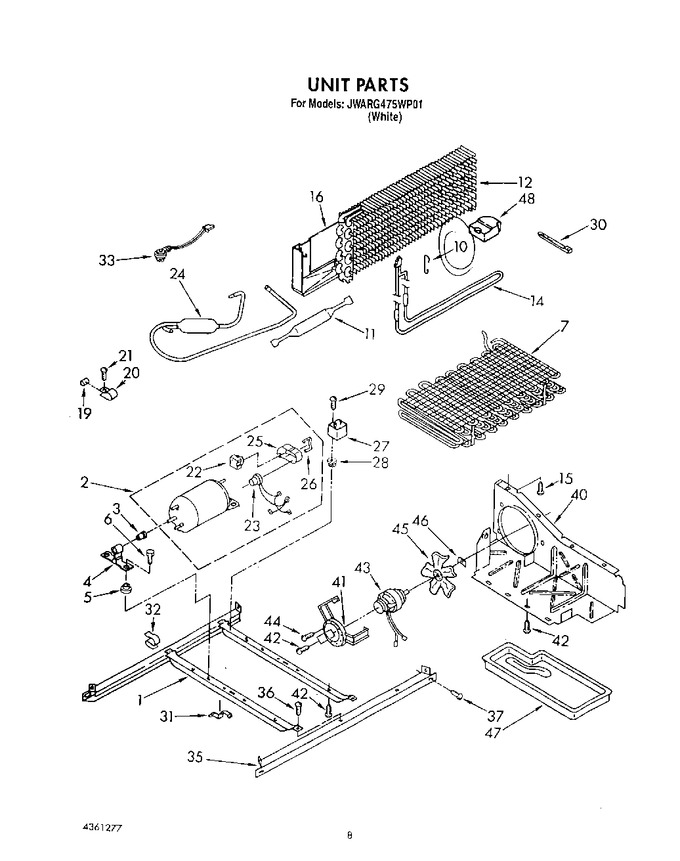 Diagram for JWARG475WP01