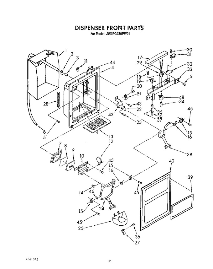 Diagram for JWARG480PW01