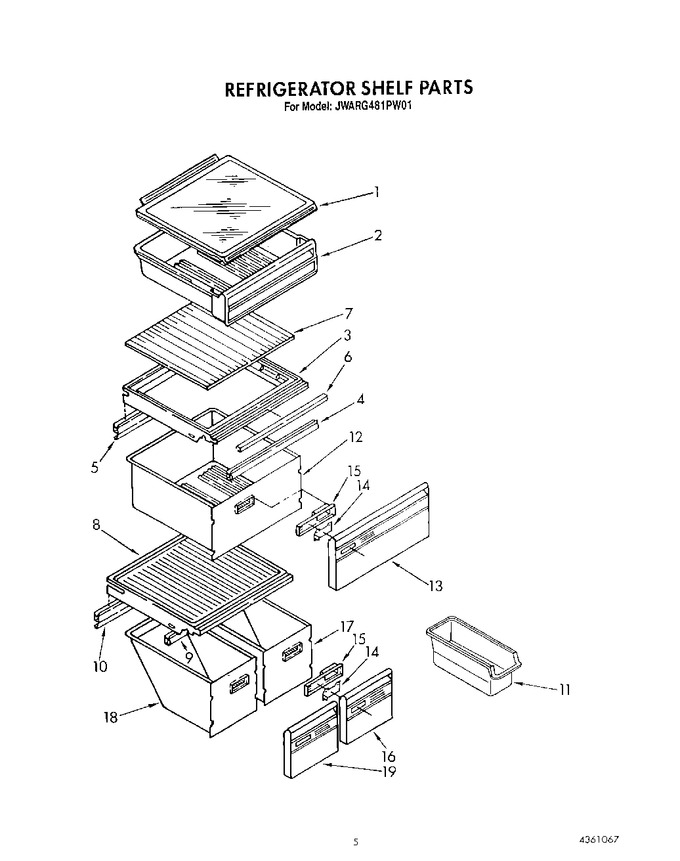 Diagram for JWARG481PW01