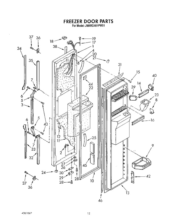 Diagram for JWARG481PW01