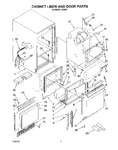 Diagram for 02 - Cabinet Liner And Door, Literature