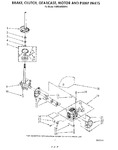 Diagram for 05 - Brake, Clutch, Gearcase, Motor & Pump