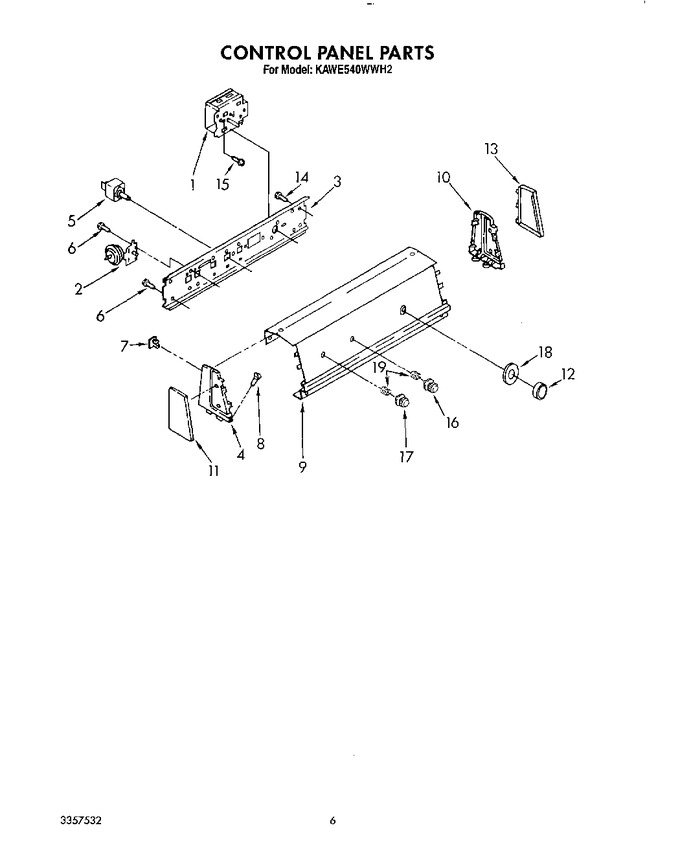 Diagram for KAWE540WWH2