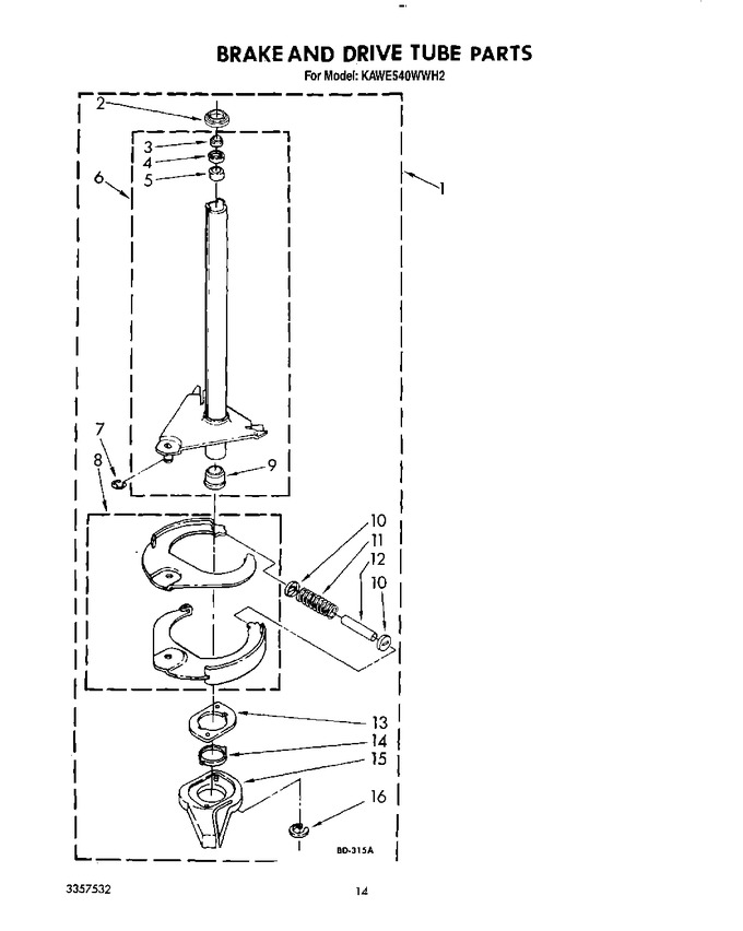 Diagram for KAWE540WWH2