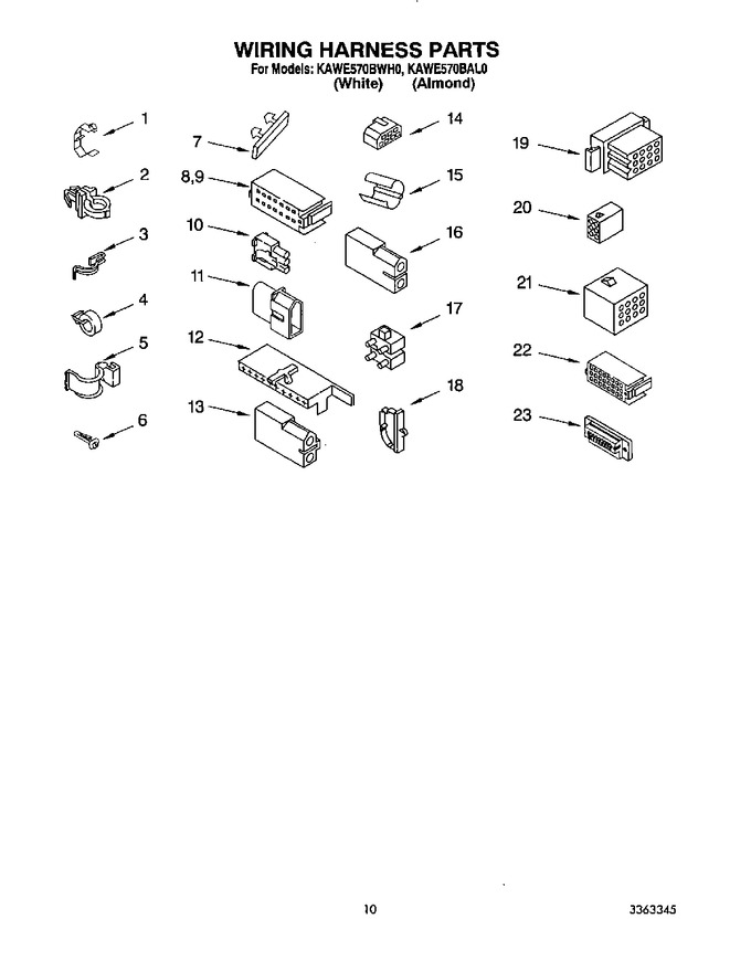 Diagram for KAWE570BWH0