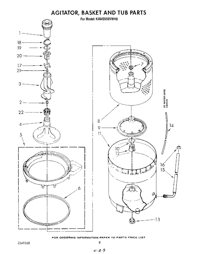 Diagram for KAWE650VAL0