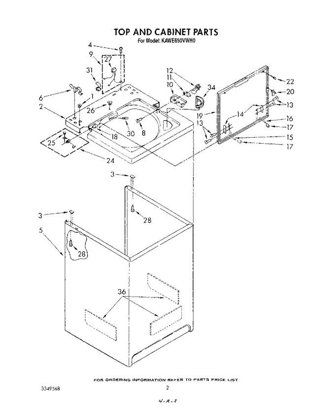 Diagram for KAWE650VAL0