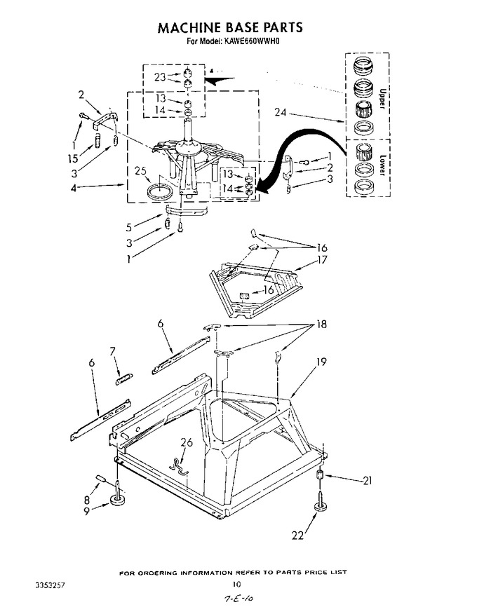 Diagram for KAWE660WWH0