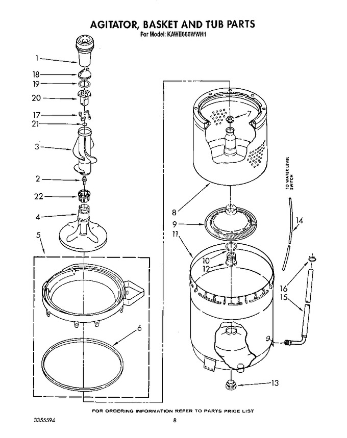 Diagram for KAWE660WWH1