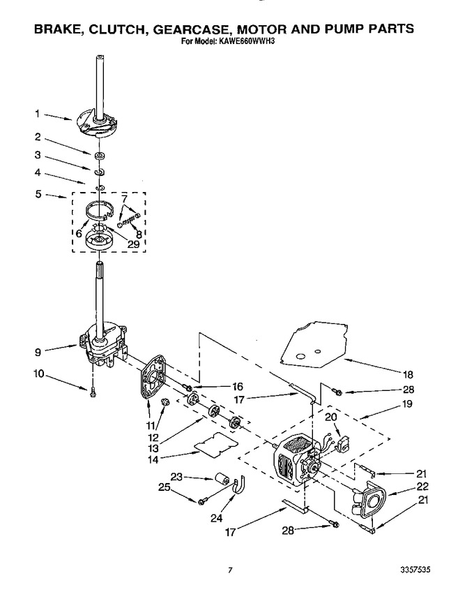 Diagram for KAWE660WAL3