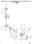 Diagram for 05 - Brake, Clutch, Gearcase, Motor & Pump