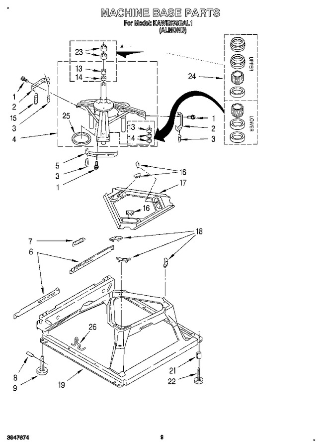 Diagram for KAWE678BAL1